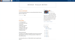 Desktop Screenshot of bynesfallsbites.blogspot.com