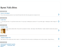 Tablet Screenshot of bynesfallsbites.blogspot.com