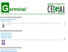 Tablet Screenshot of institutogerminal.blogspot.com