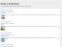 Tablet Screenshot of nudoydesenlace.blogspot.com