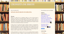 Desktop Screenshot of cronistabrion.blogspot.com