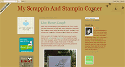 Desktop Screenshot of myscrappinandstampincorner.blogspot.com