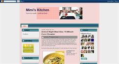 Desktop Screenshot of in-mimis-kitchen.blogspot.com