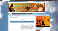 Desktop Screenshot of comucoracaosagrado.blogspot.com