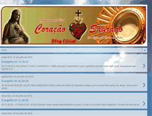 Tablet Screenshot of comucoracaosagrado.blogspot.com