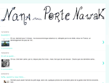 Tablet Screenshot of nanaportenawak.blogspot.com