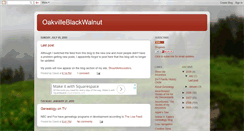 Desktop Screenshot of oakvilleblackwalnut.blogspot.com