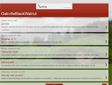 Tablet Screenshot of oakvilleblackwalnut.blogspot.com