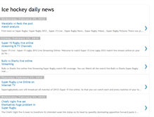 Tablet Screenshot of icehockeydailynews.blogspot.com