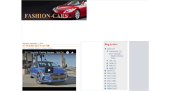 Desktop Screenshot of fashioncarsonline.blogspot.com