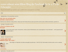 Tablet Screenshot of comoeducarosfilhos.blogspot.com