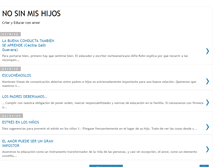 Tablet Screenshot of nosinmishijos.blogspot.com