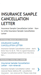 Mobile Screenshot of insurance-sample-cancellation-letter.blogspot.com