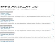 Tablet Screenshot of insurance-sample-cancellation-letter.blogspot.com