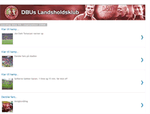 Tablet Screenshot of dbuslandsholdsklub.blogspot.com