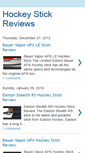 Mobile Screenshot of hockey-stick-reviews.blogspot.com