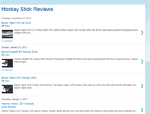 Tablet Screenshot of hockey-stick-reviews.blogspot.com