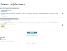 Tablet Screenshot of desenhoprojetosonoro.blogspot.com