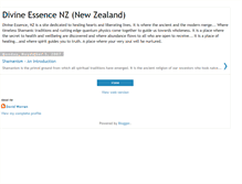 Tablet Screenshot of divineessencenz.blogspot.com
