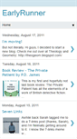 Mobile Screenshot of earlyrunner.blogspot.com