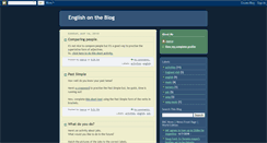 Desktop Screenshot of englishontheblog.blogspot.com
