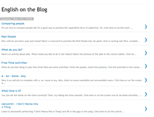 Tablet Screenshot of englishontheblog.blogspot.com