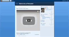 Desktop Screenshot of diariodeunpensador.blogspot.com