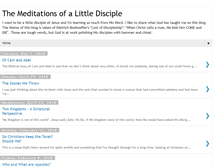 Tablet Screenshot of littledisciples.blogspot.com