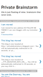 Mobile Screenshot of privatebrainstorm.blogspot.com