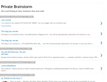 Tablet Screenshot of privatebrainstorm.blogspot.com