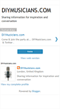 Mobile Screenshot of diymusiciansblog.blogspot.com