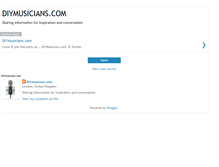 Tablet Screenshot of diymusiciansblog.blogspot.com