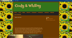 Desktop Screenshot of codyandwhitny.blogspot.com