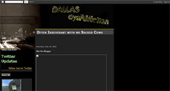 Desktop Screenshot of dallasdysfunction.blogspot.com