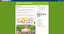 Desktop Screenshot of japanesecraftbookinfo.blogspot.com