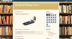 Desktop Screenshot of medicalbillingclass.blogspot.com