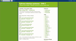 Desktop Screenshot of cyfrowatelewizja.blogspot.com