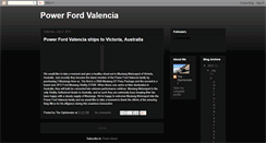 Desktop Screenshot of powerfordvalencia.blogspot.com