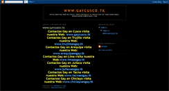 Desktop Screenshot of gaycuscoperu.blogspot.com