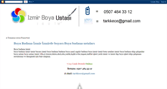 Desktop Screenshot of izmir-boya.blogspot.com