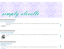 Tablet Screenshot of elixelle.blogspot.com