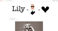 Desktop Screenshot of lilyandkarl.blogspot.com