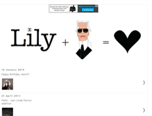 Tablet Screenshot of lilyandkarl.blogspot.com