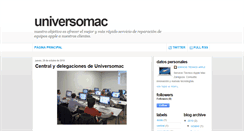 Desktop Screenshot of bloguniversomac.blogspot.com