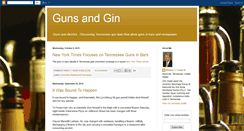 Desktop Screenshot of gunsandgin.blogspot.com