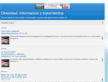 Tablet Screenshot of obesidad-salud.blogspot.com