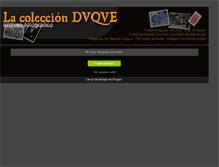 Tablet Screenshot of coleccion-dvqve.blogspot.com