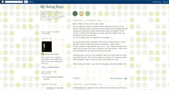 Desktop Screenshot of mybeingdays.blogspot.com