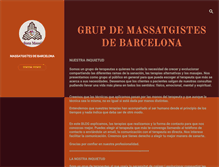 Tablet Screenshot of massatgistesbarcelona.blogspot.com