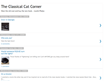 Tablet Screenshot of classicalcatcorner.blogspot.com